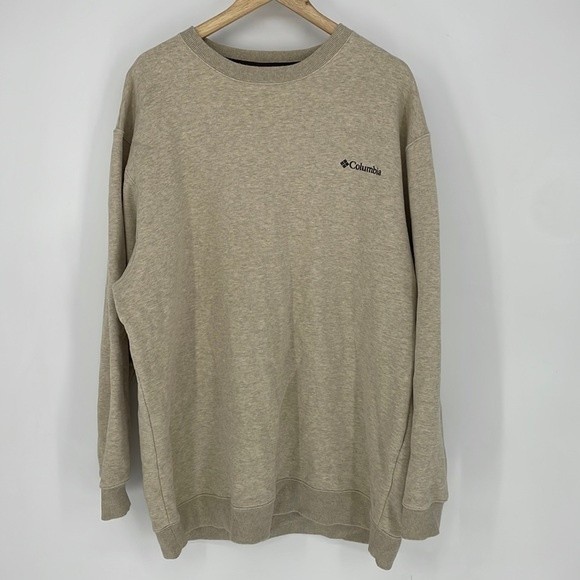 Columbia Other - COLUMBIA pull over crewneck sweatshirt cream size 2XT men's